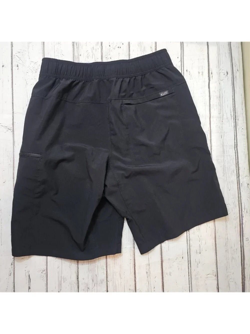 5.11 Tactical Men's Swim Board Shorts Black Drawstring Small